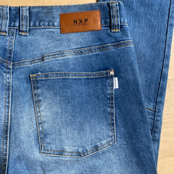 NXP Nena and Pasadena mens distressed jeans sz 34 - Picture 7 of 8